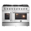 Forno Galiano 48-Inch Freestanding French Door Gas Range