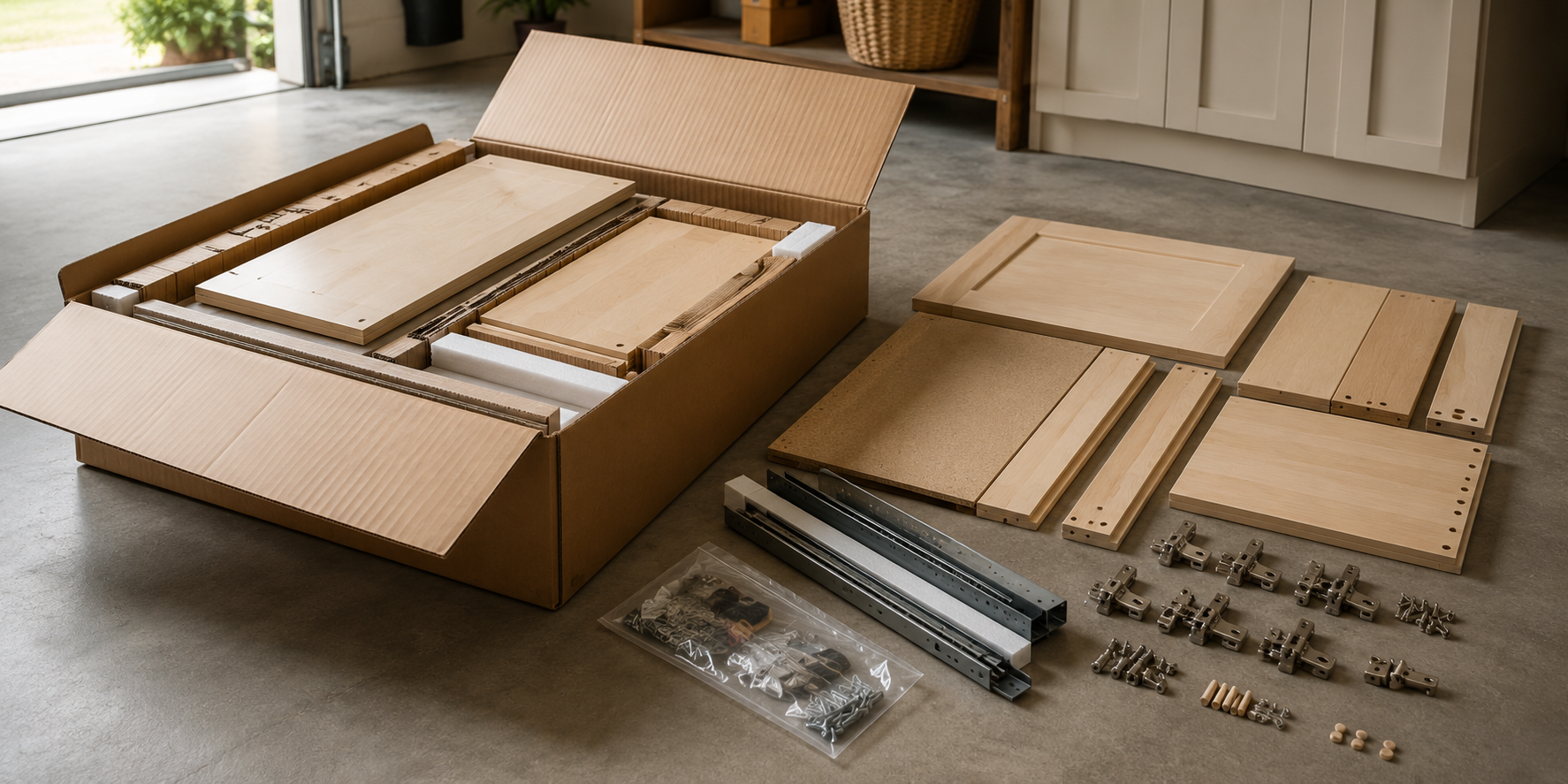 RTA cabinet construction