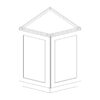 York Linen Angle Base Cabinet 24"