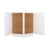 Craftsman White Shaker Angle Base Cabinet 24"