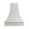 Shaker Off White Off-white Arched Hood 36" with Fan and Liner