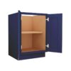 Navy Blue Shaker Base Full Height Door Cabinet 24"