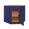 Navy Blue Shaker Corner Base Cabinet 36"