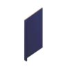 Navy Blue Shaker Dishwasher End Panel 3"W x 34-1/2"H