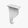Craftsman White Shaker Corbel