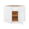 Charleston Linen Diagonal Corner Sink Base Cabinet 42"