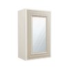 Charleston Linen Single Door Mirror Medicine Cabinet 18"