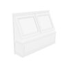 Charleston Linen Range Hood Front 30" with Fan and Liner