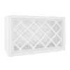 Charleston Linen Wall Wine Rack Cabinet 30" x 18"
