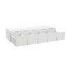 Charleston Linen Wall Spice Drawer Cabinet 30" x 6"