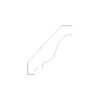 Key Largo White Crown Molding