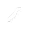 York Driftwood Grey Crown Molding 96"W