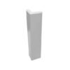 Craftsman White Shaker Toe Kick End Cap