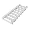 Craftsman White Shaker Under Cabinet Wine Glass Rack 30"