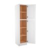 Craftsman White Shaker Vanity Linen Utility Cabinet 18"W x 80"H