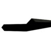 Craftsman Black Shaker Angle Crown Molding 96"