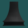 Craftsman Black Shaker Arch Hood 30"