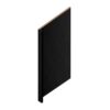 Craftsman Black Shaker REP1.596 - Refrigerator End Panel 1.5"
