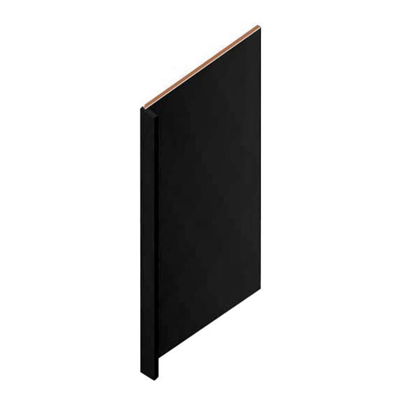 Craftsman Black Shaker REP1.596 - Refrigerator End Panel 1.5"