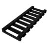 Craftsman Black Shaker Under Cabinet Wine Glass Rack 30"