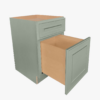 Craftsman Lily Green Shaker Drawer File Base Cabinet 18"