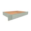 Craftsman Lily Green Shaker Knee Drawer