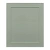 Craftsman Lily Green Shaker Vanity Base Decorative Door Panel 21"
