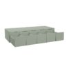 Craftsman Lily Green Shaker Wall Spice Drawer Cabinet 30" x 6"