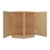 Craftsman Natural Shaker Angle Base Cabinet 24"