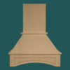Craftsman Natural Shaker Angle Hood 36"