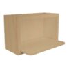 Craftsman Natural Shaker Wall Microwave Shelf Cabinet 30" x 18"