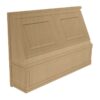 Craftsman Natural Shaker Range Hood Front 30" with Fan and Liner