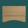 Craftsman Natural Shaker Square Hood 48"