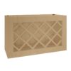 Craftsman Natural Shaker Wall Wine Rack Cabinet 30" x 18"