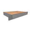 Grey Shaker Elite Knee Drawer 36"W x 4-1/2"H
