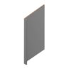 Grey Shaker Elite Dishwasher End Panel 3"W x 34-1/2"H