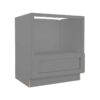 Grey Shaker Elite Microwave Base Cabinet 30"W
