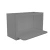 Grey Shaker Elite Wall Microwave Shelf Cabinet 30"W x 18"H