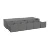 Grey Shaker Elite Wall Spice Drawer Cabinet 30"W x 6"H