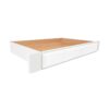 Craftsman White Shaker Knee Drawer