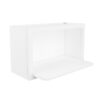 Key Largo White Wall Microwave Cabinet 30" x 18"