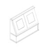 York Linen Range Hood Front 30" with Fan and Liner