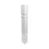 Craftsman White Shaker Leg Post 5"W x 42"H