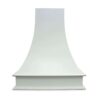 White Shaker Elite White Arched Hood 36" with Fan and Liner