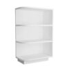 White Shaker Elite Base End Shelf Cabinet 24" Right