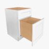 White Shaker Elite Drawer File Base Cabinet 18"