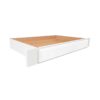 White Shaker Elite Knee Drawer