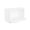 White Shaker Elite Wall Microwave Shelf Cabinet 30" x 18"