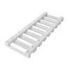 White Shaker Elite Under Cabinet Wine Glass Rack 30"