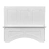 White Shaker Elite Shaker White Elite Square Hood 36" with Fan and Liner
